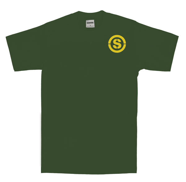 "S" Logo T-Shirt (Hunter/Gold)