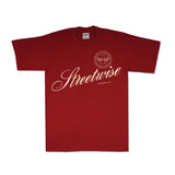 Script Seal T-Shirt (Burgundy)