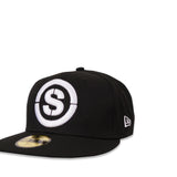 S Logo New Era Fitted Hat 59Fifty (Black)