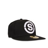 S Logo New Era Fitted Hat 59Fifty (Black)
