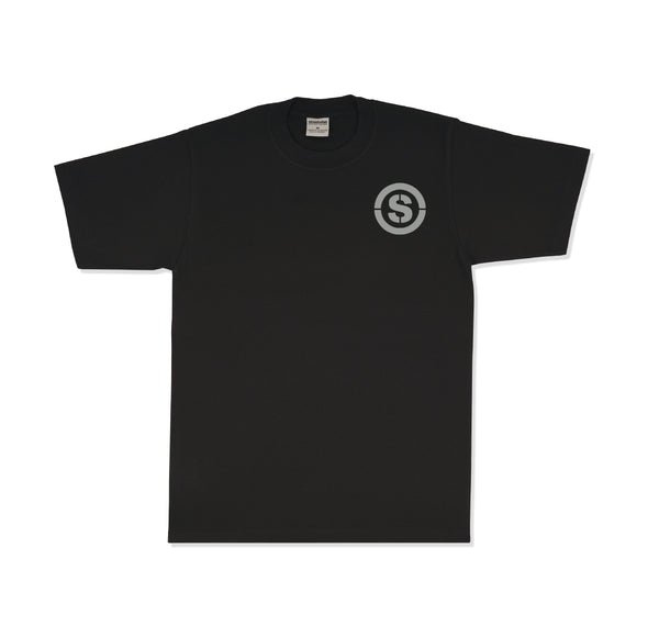 "S" Logo T-Shirt (Black/Grey)