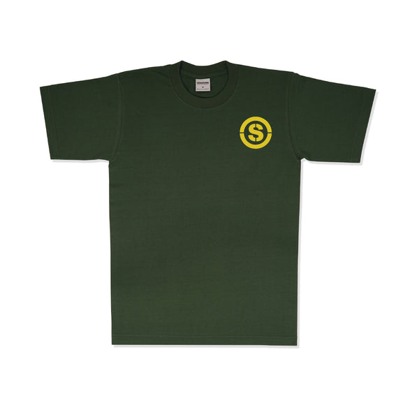 "S" Logo T-Shirt (Hunter/Gold)