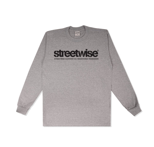 Stencil Long Sleeve (Grey)