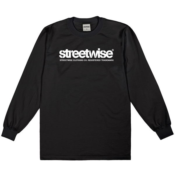 Stencil Long Sleeve (Black)