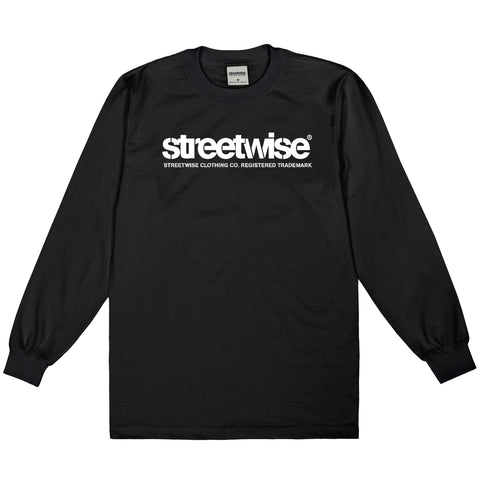 Stencil Long Sleeve (Black)