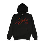Street Flor Women Hoodie (Black)