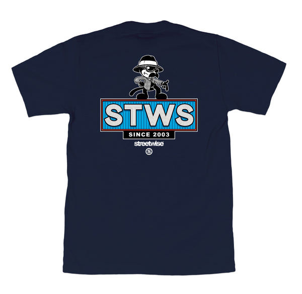 Street Sign T-Shirt (Navy)