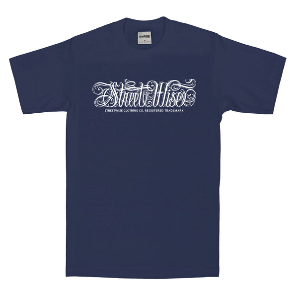 SW Script T-Shirt (Navy)