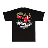 Life's A Risk T-Shirt (Black)