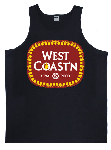 West Coastin' Tank (Black)