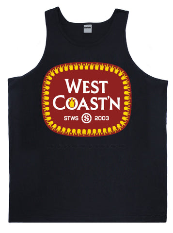 West Coastin' Tank (Black)