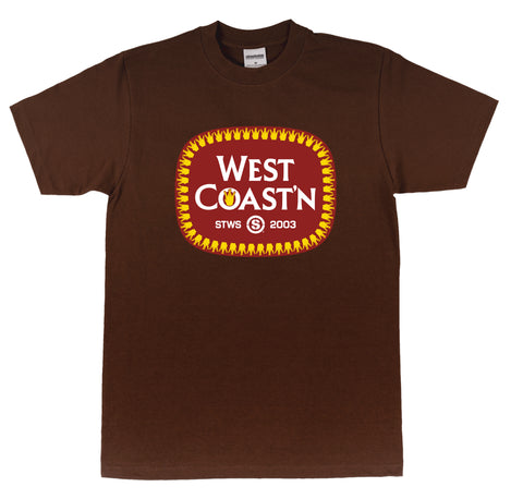 West Coastin' T-Shirt (Brown)