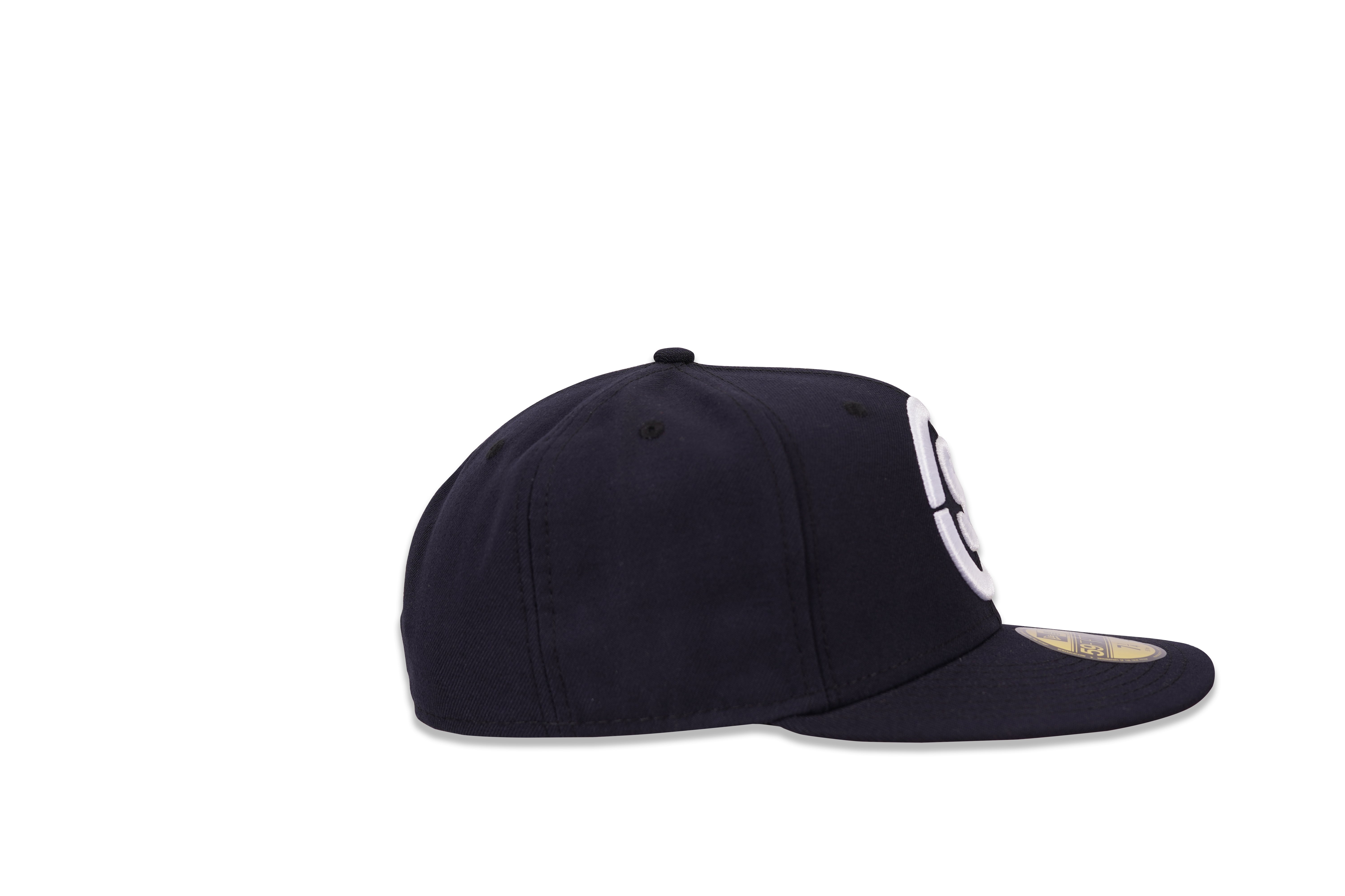 S Logo New Era Fitted Hat 59Fifty (Navy Blue) – Streetwise Clothing