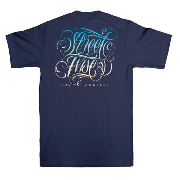 Deph Script T-Shirt (Navy)