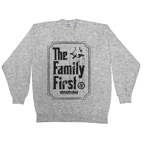 Family First Crewneck (Grey)