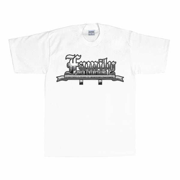Family Over Everything T-Shirt (White)