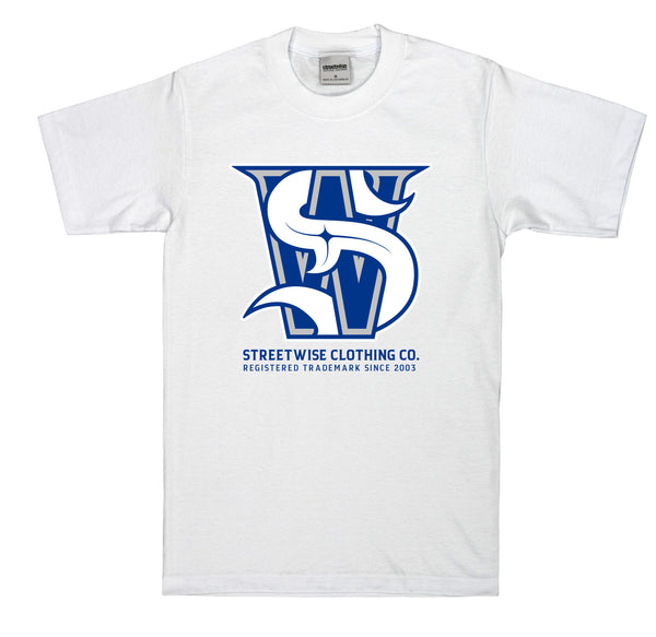 Flaks SW Crest T-shirt (White)