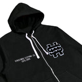 STWS Fleece Zip Up Hoodie (Black)