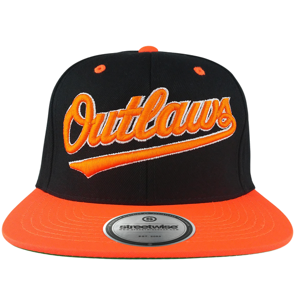 Outlaws Snapback (Black/Orange)